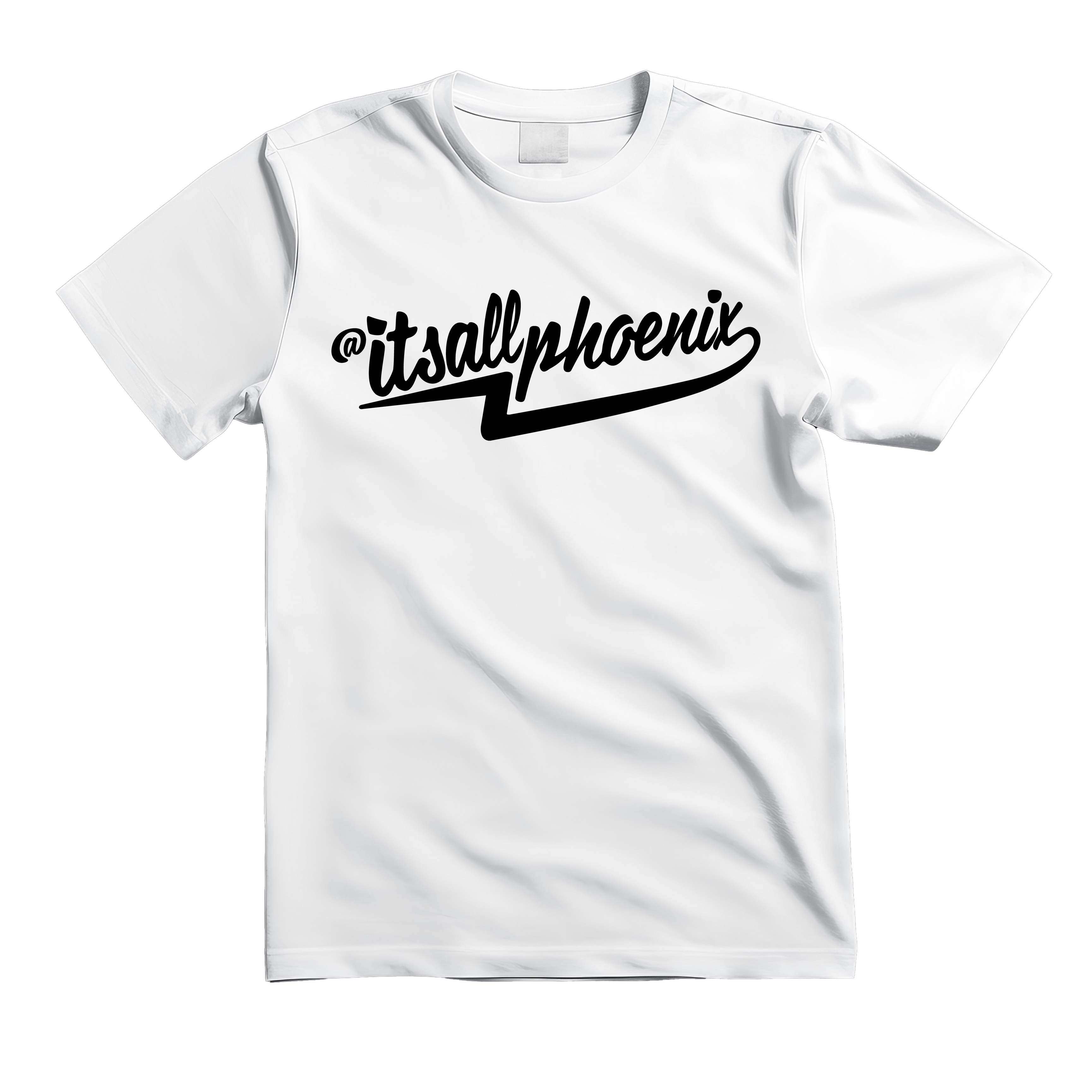 itsallphoenix Cursive Font T Shirt