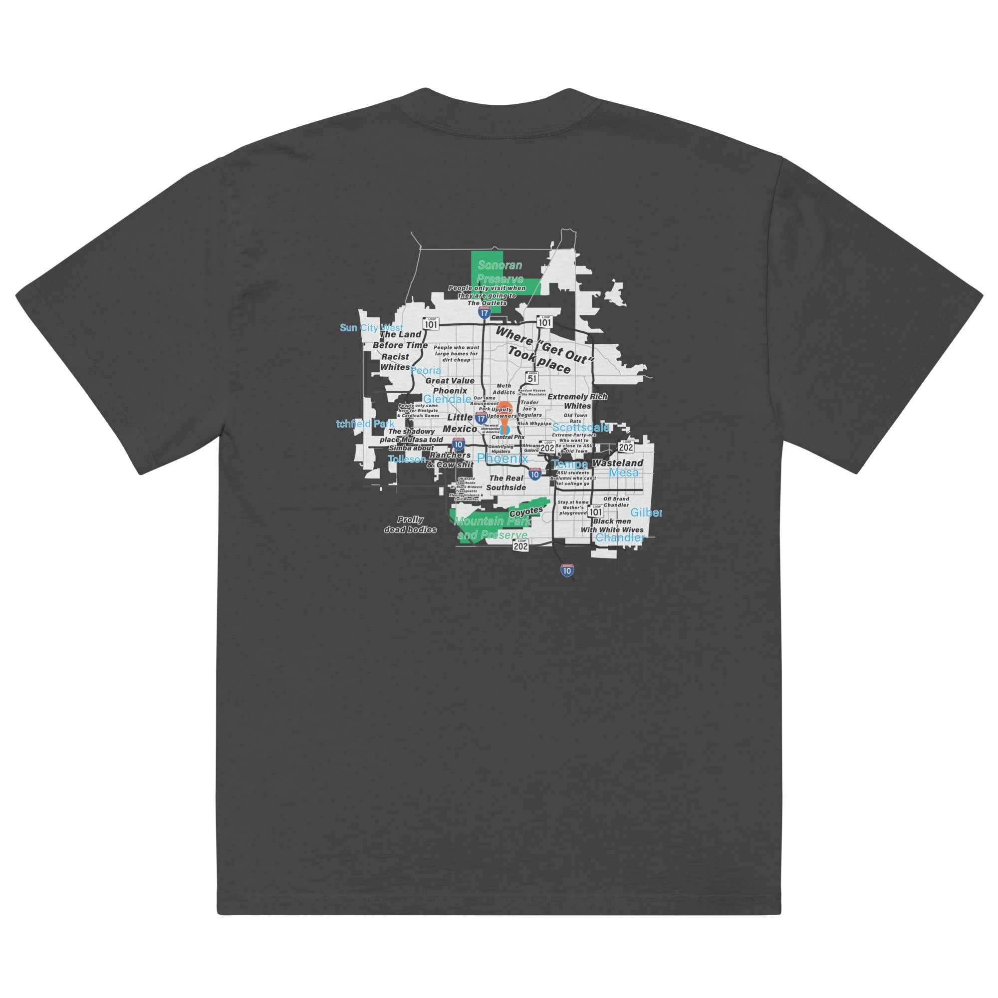 City Boys Up | itsallphoenix Map Tee
