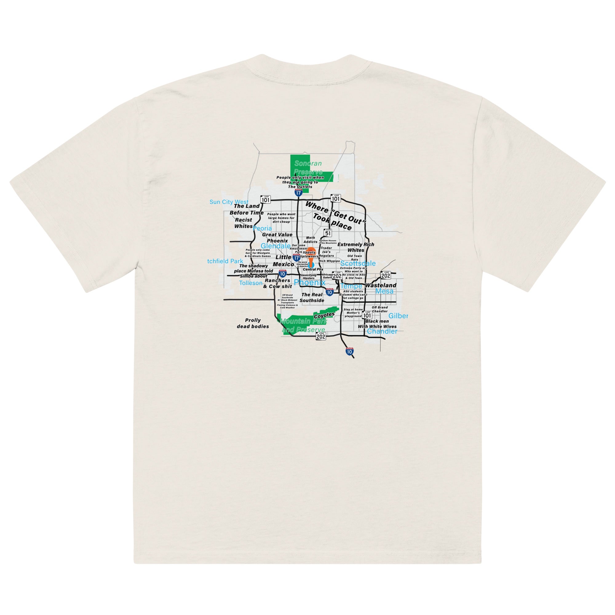 City Boys Up | itsallphoenix Map Tee