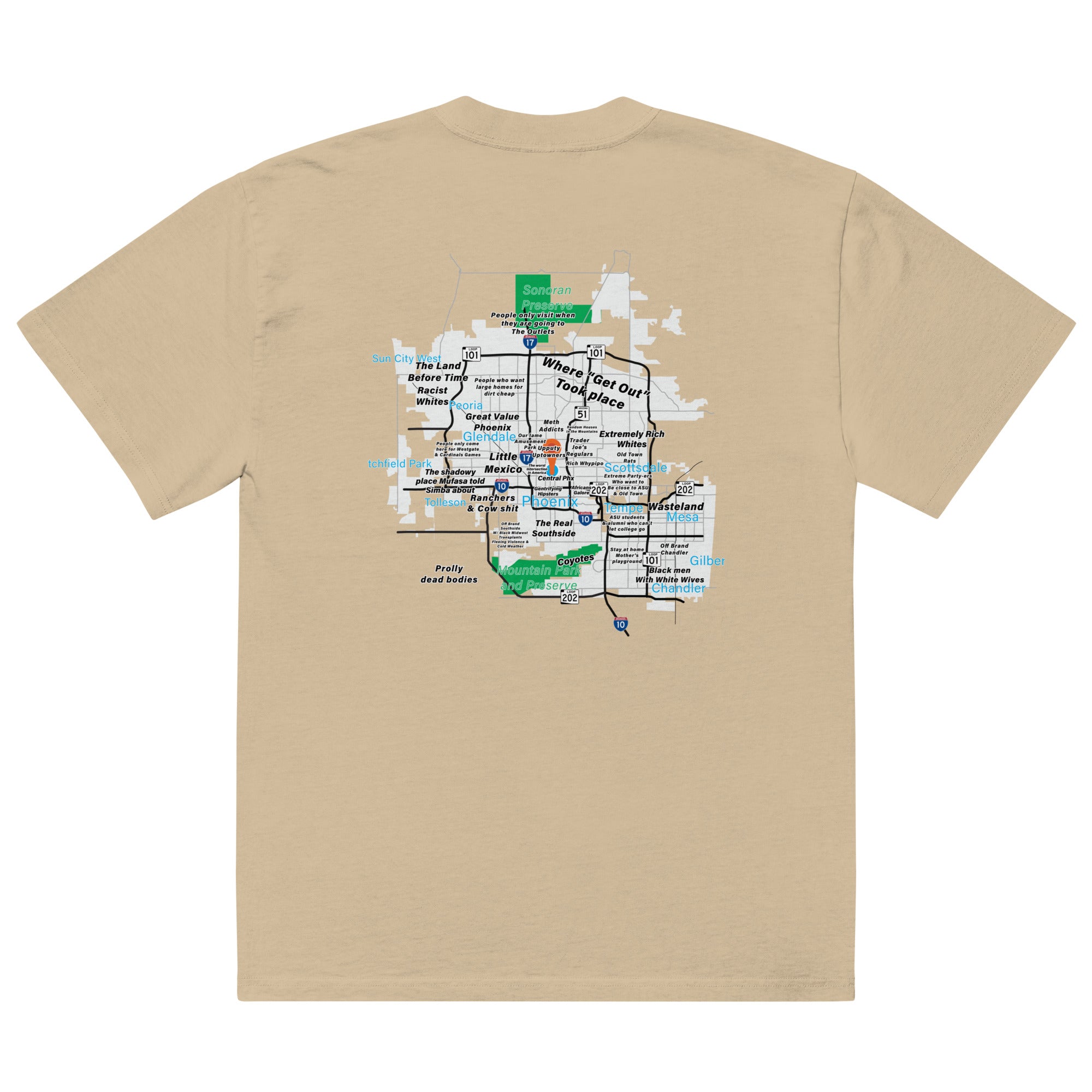 City Boys Up | itsallphoenix Map Tee