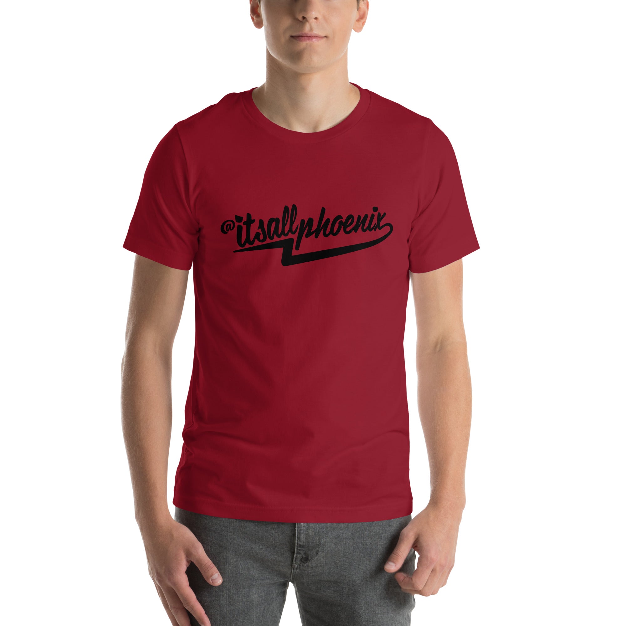 itsallphoenix Cursive Font T Shirt